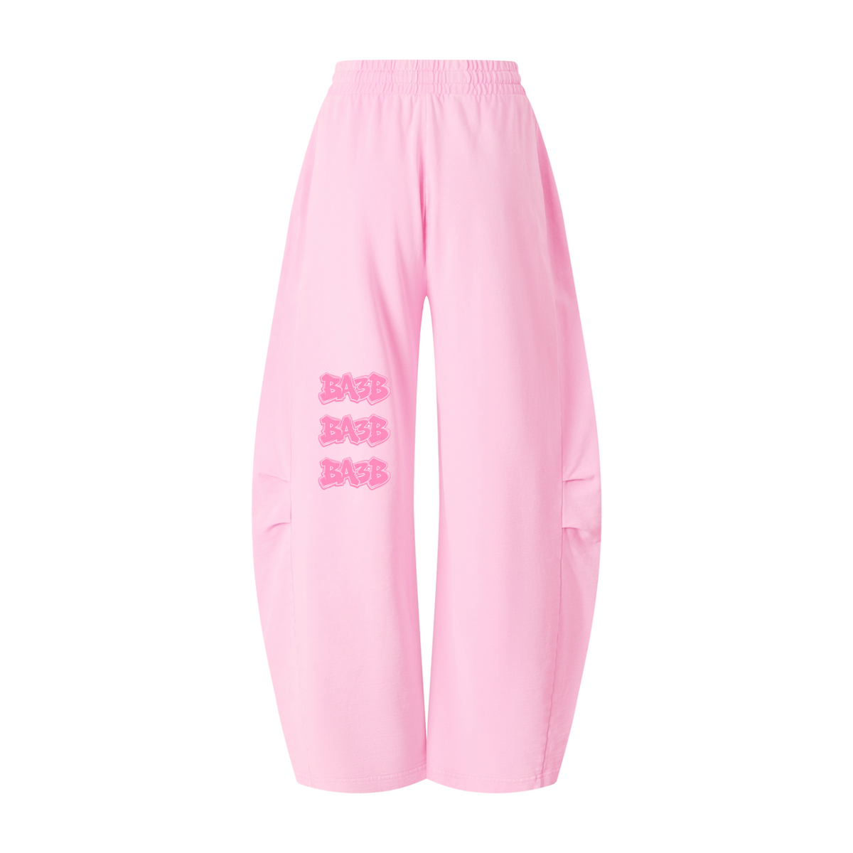 BA3B Unisex Mineral Wash Barrel Leg Pants