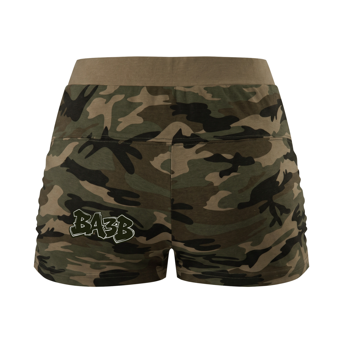BA3B Slim Camo Shorts