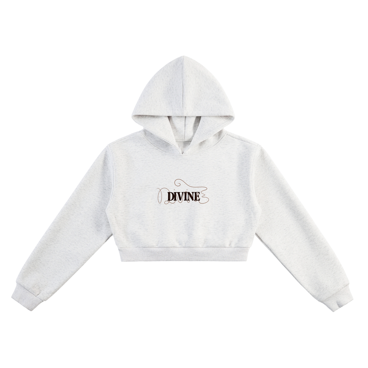 DIVINE Essential Cropped Hoodie