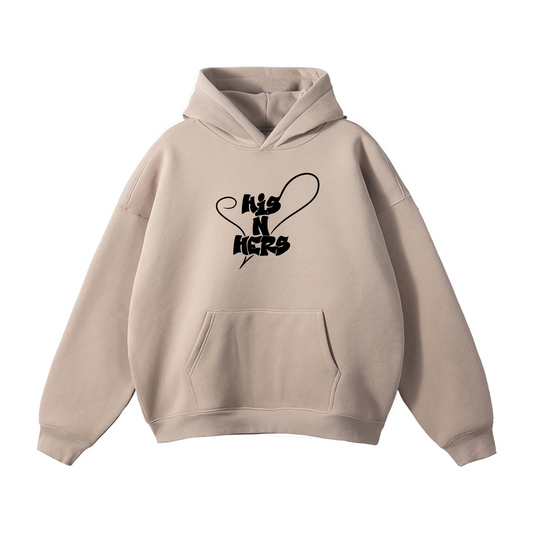 HIS N HERS Oversized Fleece Hoodie