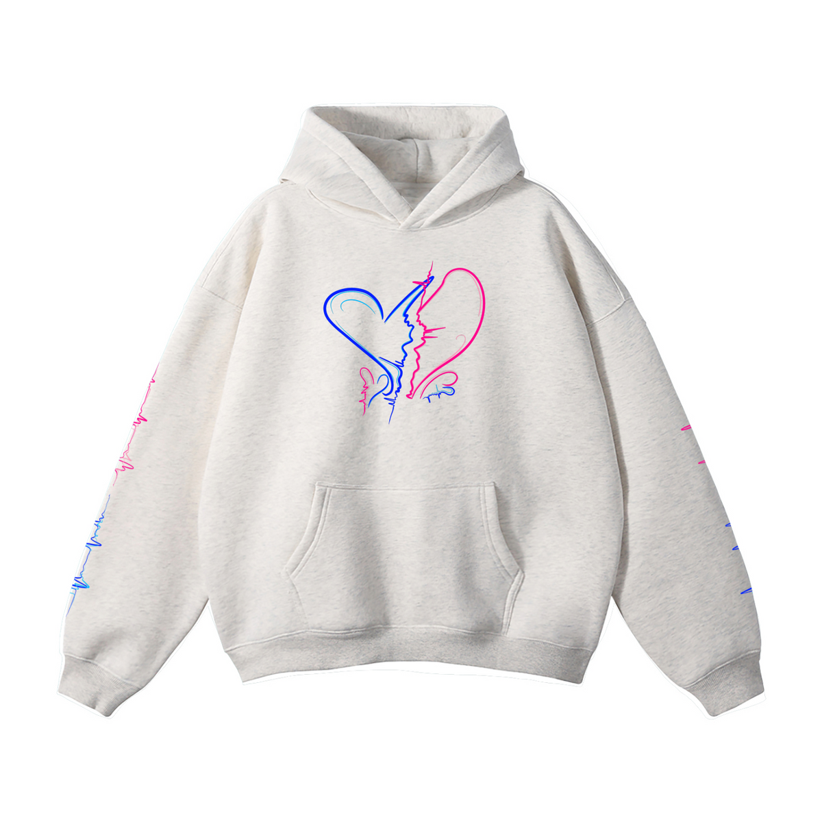 “Lifeline” Oversized Fleece Hoodie