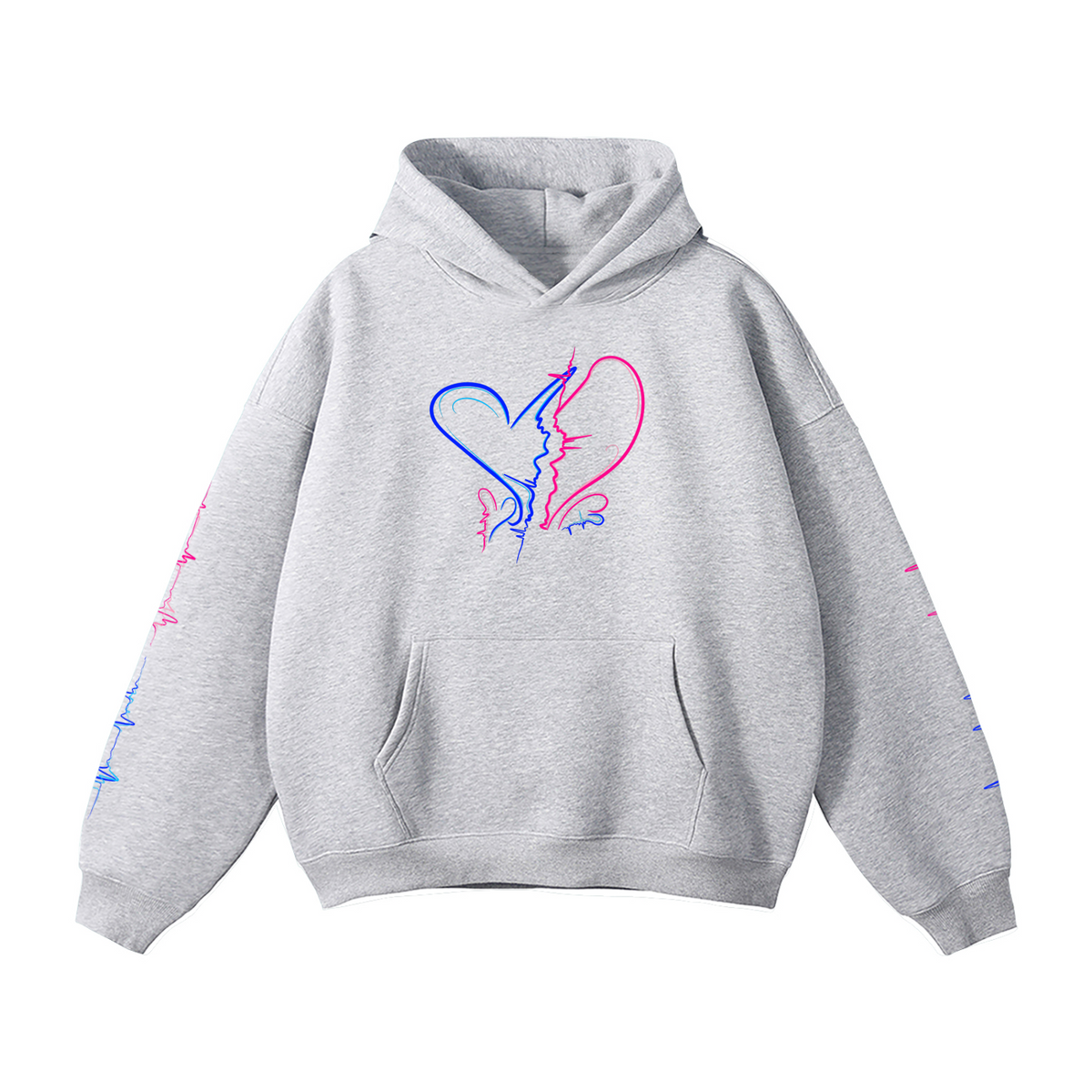 “Lifeline” Oversized Fleece Hoodie