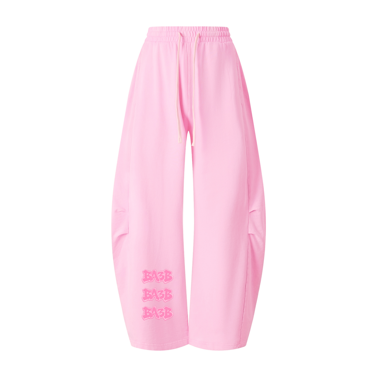 BA3B Unisex Mineral Wash Barrel Leg Pants